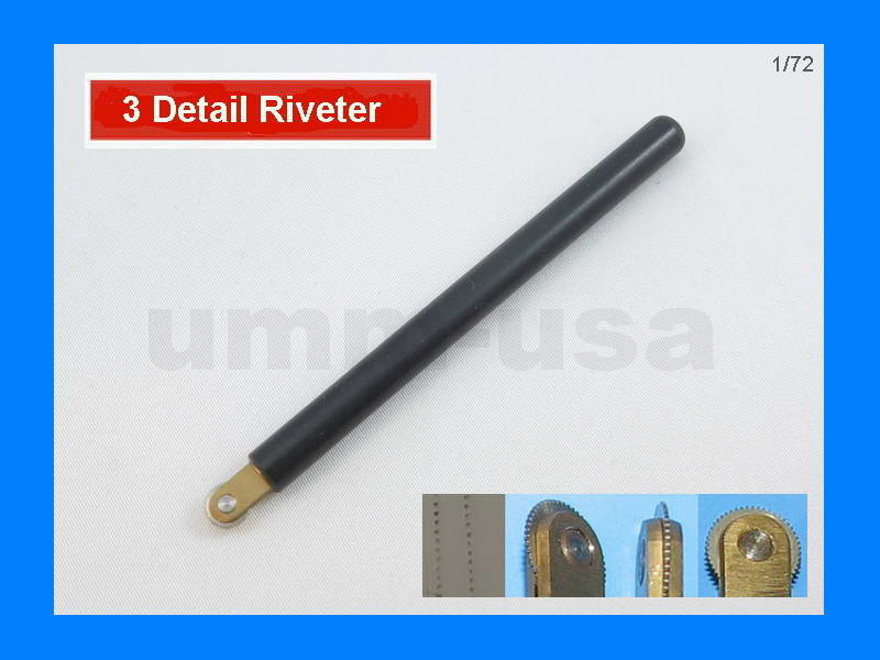 MN017 3D Riveter tool 1/72 "PLH - Black Line" (0.50mm)